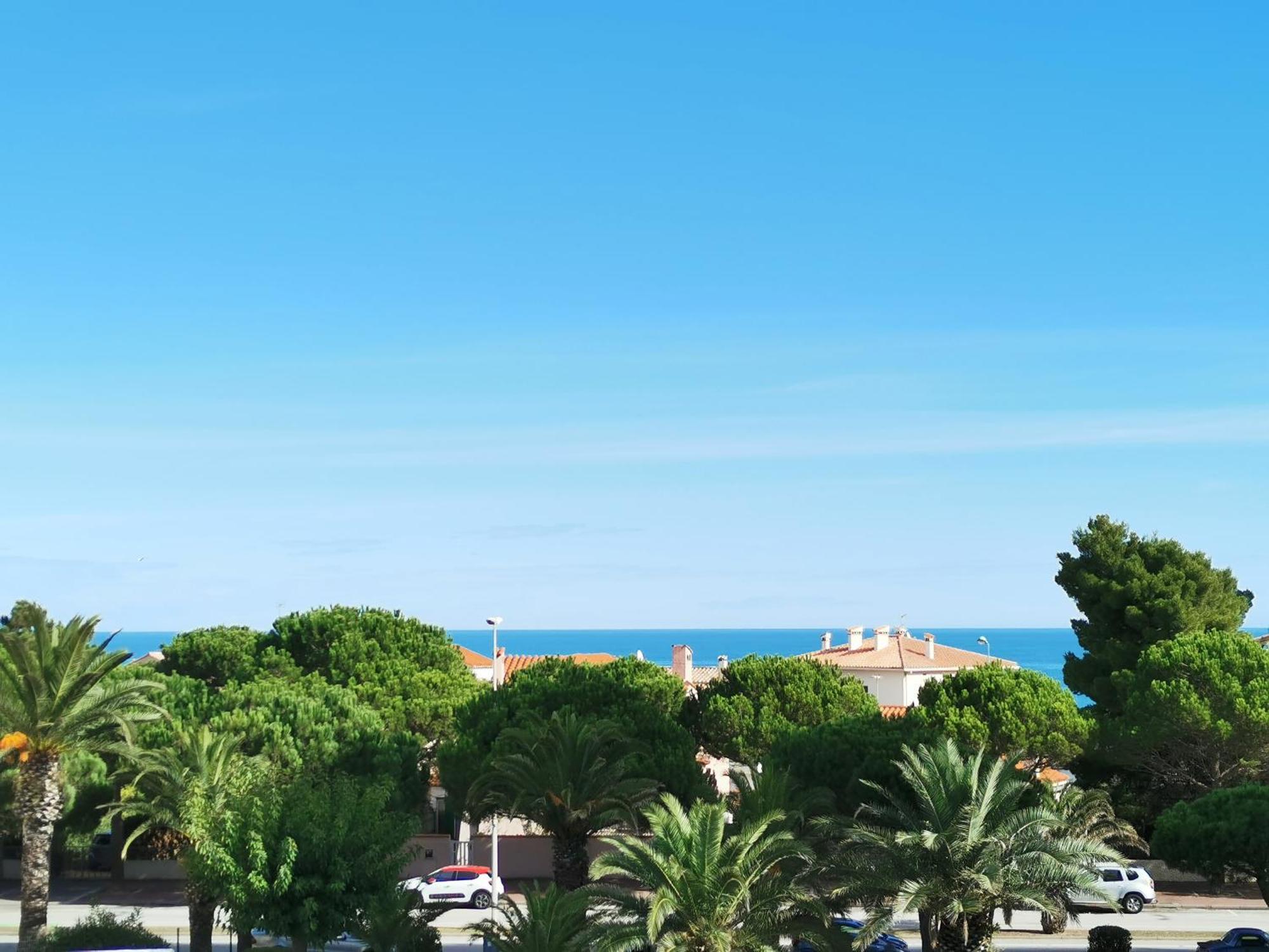 Appartement Refait A Neuf, Climatise Avec Vue Mer Et Montagne, Avec Place De Parking Privative Saint-Cyprien  Exterior foto